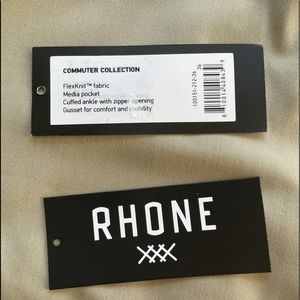 Pair of Rhone commuter pants.